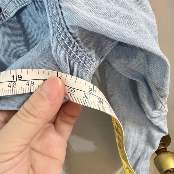 Vintage UNION BAY - Mens Denim Button Up Shirt 2 Front Pockets Size M Y2K - Picture 6 of 7